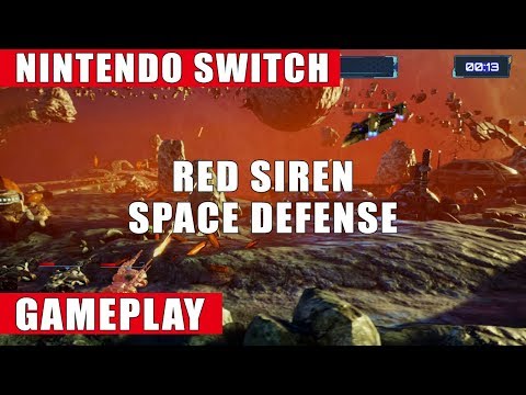 Red Siren: Space Defense Nintendo Switch Gameplay