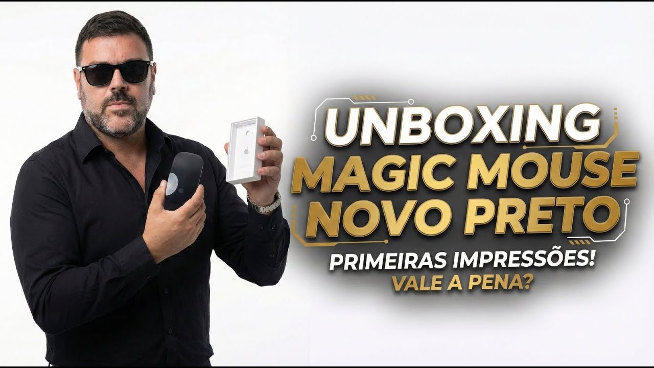 O Mouse Mais Bonito (e Polêmico) do Mundo? Unboxing Apple Magic Mouse