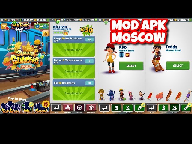 Subway Surfers MEGA MOD APK Unlock All Characters & Hoverboards Ver 2.4.0  LITTLE ROCK 