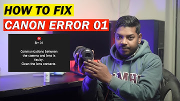 Canon Err 01 - How to fix faulty lens communication|CANON ERROR 01 Killer problem-Emergency solution