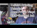 #SortIT, T-Shirt Printing Tutorial, Print Heat Press Vinyl with ECO Solvent Ink Full Color Design