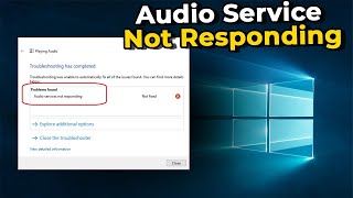 How to Fix Audio Services Not Responding on Windows 10?