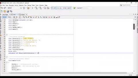 Explicación código temperatura y luminosidad en MPLAB