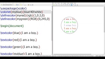 How to use more colors in LaTeX?
