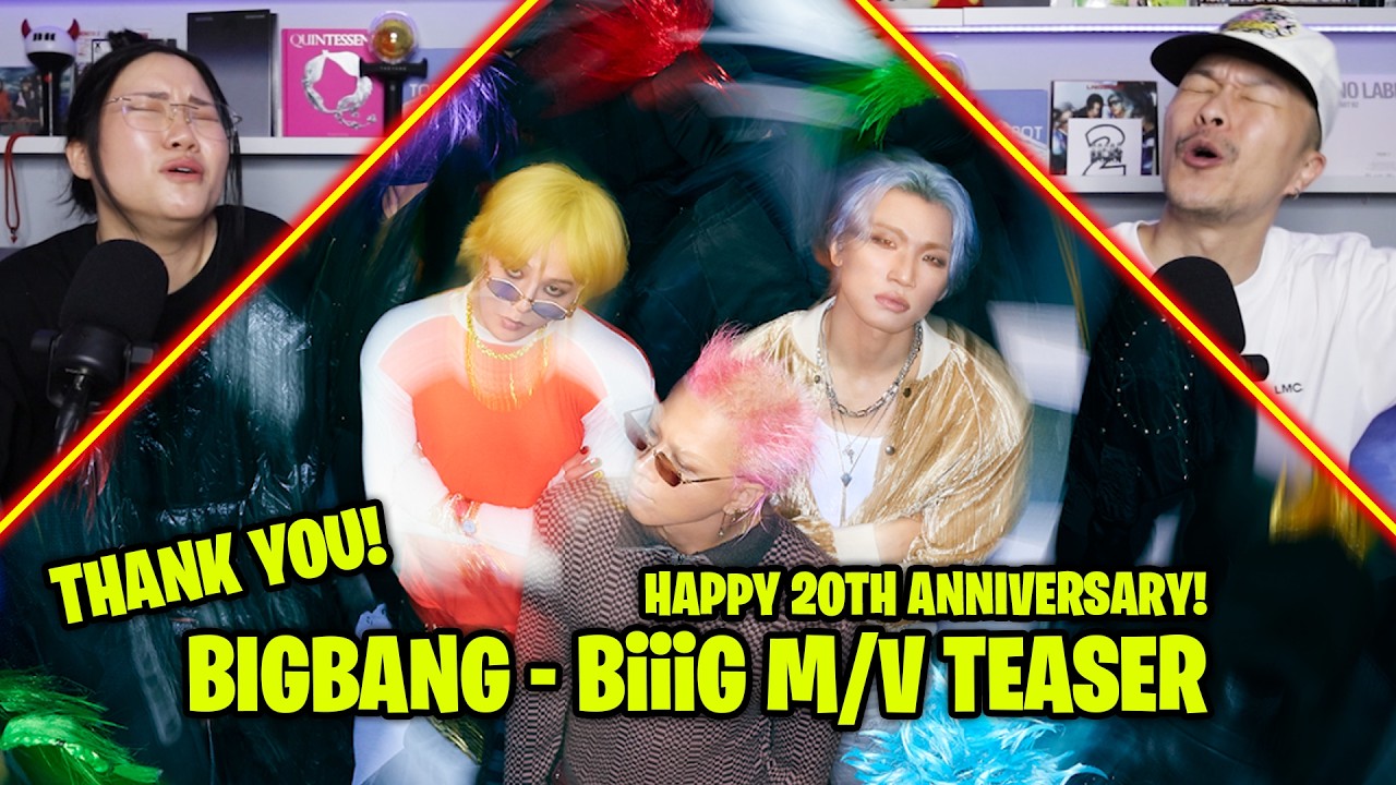 Cover BIGBANG - 'BiiiG' M/V TEASER + BIGBANG 20TH ANNIVERSARY | REACTION!