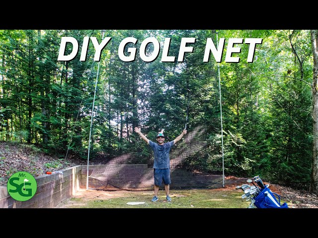 ⛳️HOW TO BUILD YOUR OWN GOLF NET - FULL VIDEO 