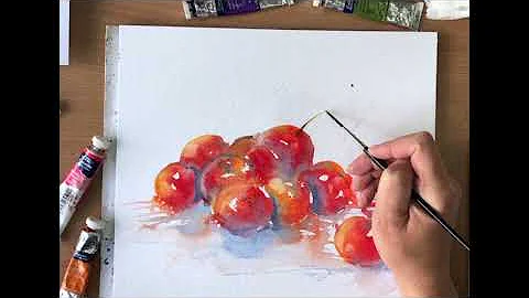 'Cherry Time' Loose Watercolours with Andrew Geeson