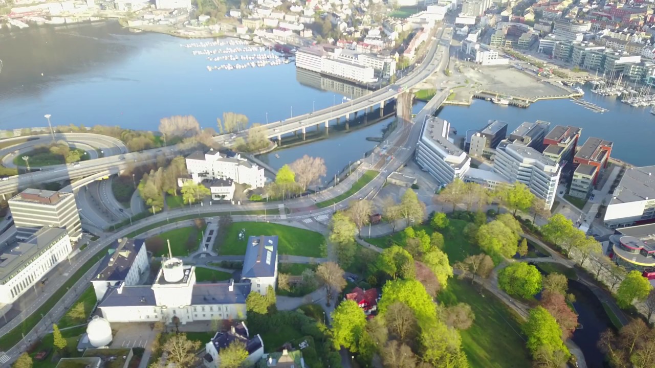 DJI Mavic Pro -FLIGHT Over BERGEN CITY + Stunning Beautiful Park !! 4K!