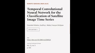 Temporal Convolutional Neural Network for the Classification of Satellite Image Time ... | RTCL.TV