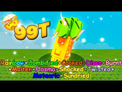 جربت اجيب كل التطويرات على جزرة عملاقة تخيل كم صار سعرها Grow A Garden