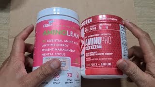 So Sánh Amino Lean AminoPro