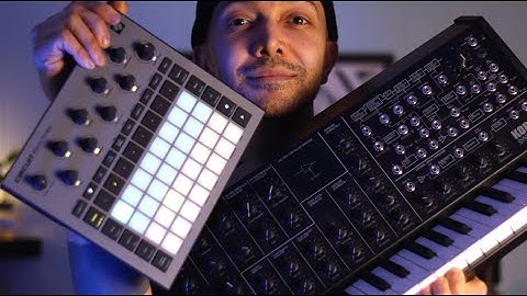 A DAWless setup with the Korg MS-20 Mini and the Novation Circuit Rhythm