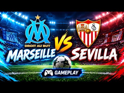 dragon777slot x api88slot - Olympique Marseille vs Sevilla | Football Gameplay ⚽🔥