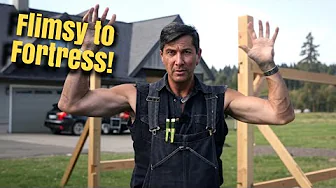 Scrapping Fancy Knee Braces for Woodshed Strength Upgrade (Ep 13)