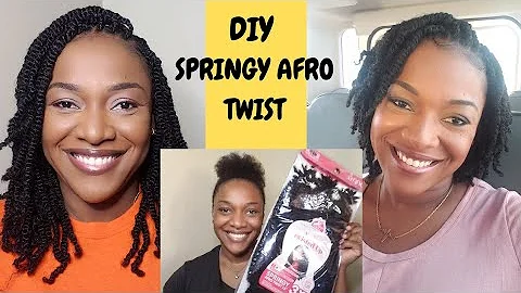 Get Ready for Spring with this Easy Twist-Springy Afro Style!