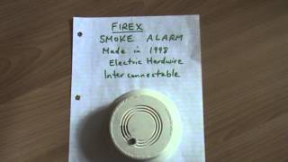 FIREX Model G6 Smoke Alarm Warning