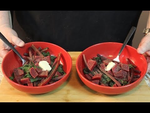 Delicious Beets and Beet Greens! (With Butter and Salt and Pepper)