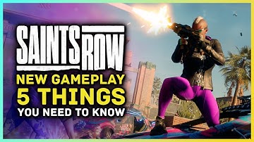 New Saints Row Gameplay - 5 Things You Need to Know