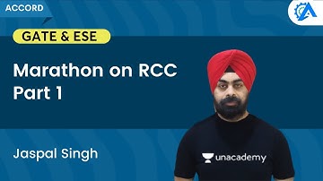 Marathon on RCC | Part 1 | GATE & ESE 2023 | Jaspal Singh
