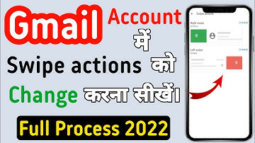 Gmail account swipe actions | how to customize swipe actions in gmail | Sanjay Gupta TECH
