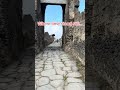 Walking Pompeii’s ancient streets is like stepping into ancient history, very thought provoking.
