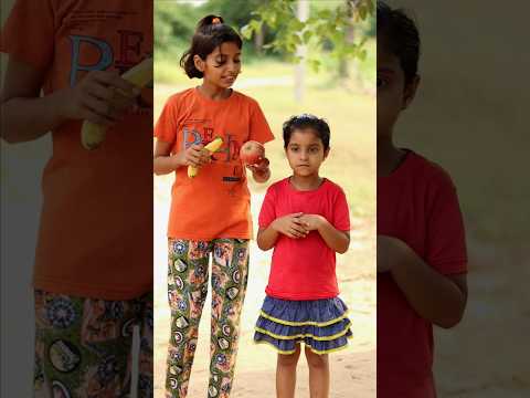Sister Ne Apne Bhai Behen Ko Banana Apple Diye Shorts Funny