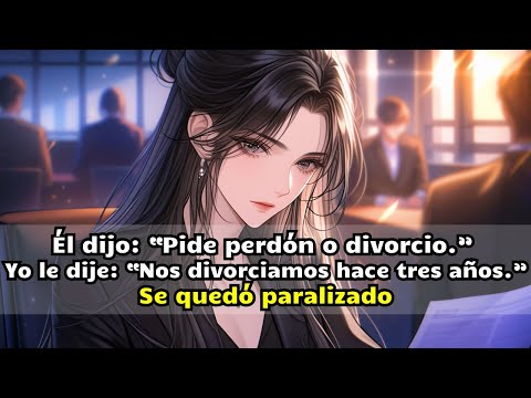 Él dijo: “Pide perdón o divorcio.” Yo le dije: “Nos divorciamos hace tres años.” Se quedó paralizado
