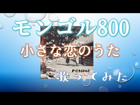 【MONGOL800】「小さな恋のうた」歌ってみた。【カラオケ】【cover】