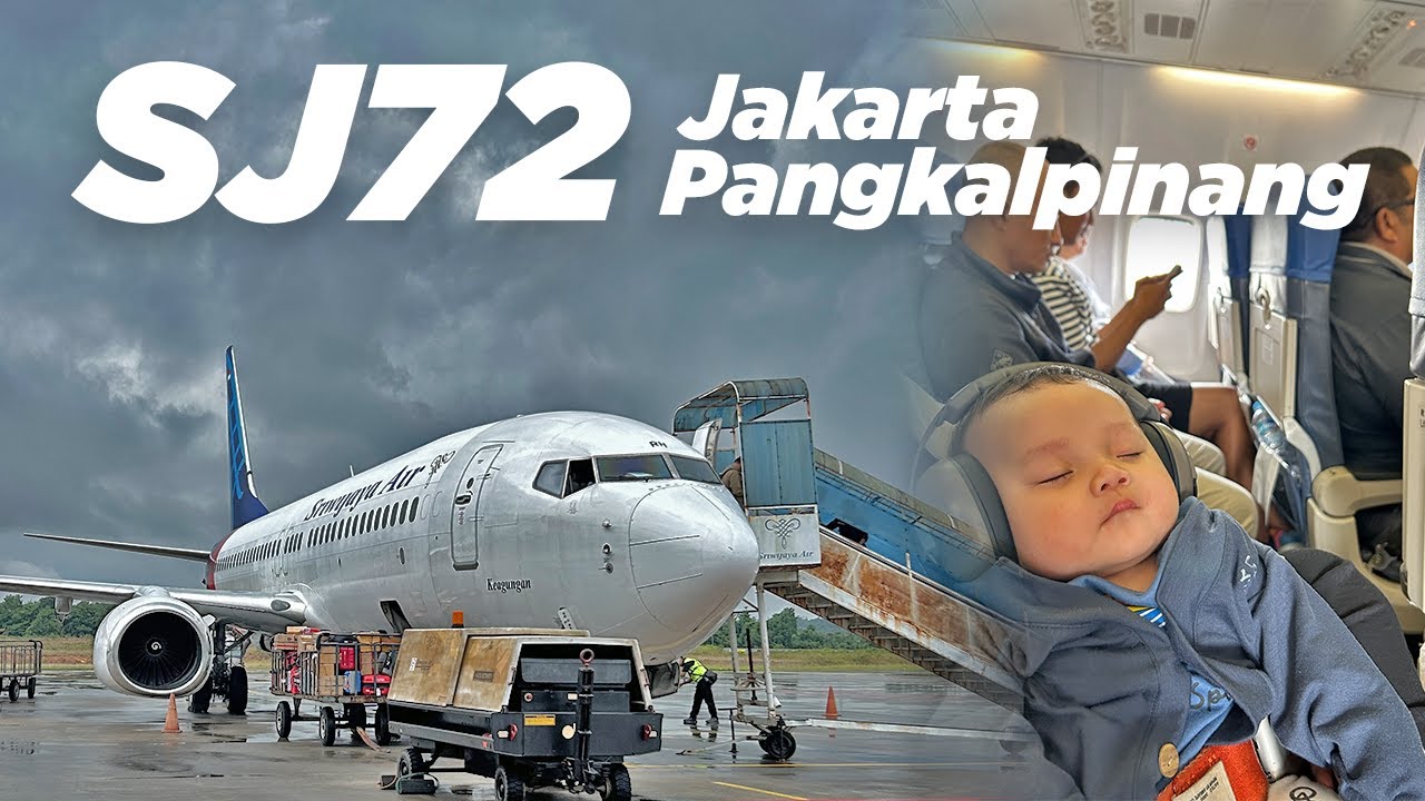 Mencoba Naik Pesawat Sriwijaya Air SJ72 Jakarta - Pangkalpinang