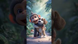 🐵 Greedy Monkey Lost It All! 😱 #shorts #youtubeshorts #trending #usa #funny #youtubeshorts