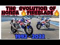 The evolution of Honda fireblade 1992 - 2022 🔥Эволюция модельной линейки мотоциклов Хонда фаер🔥