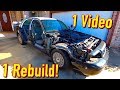 Rebuilding the $1250 Copart Salvage 09 Ford Crown Vic Police Car in 1 Video!