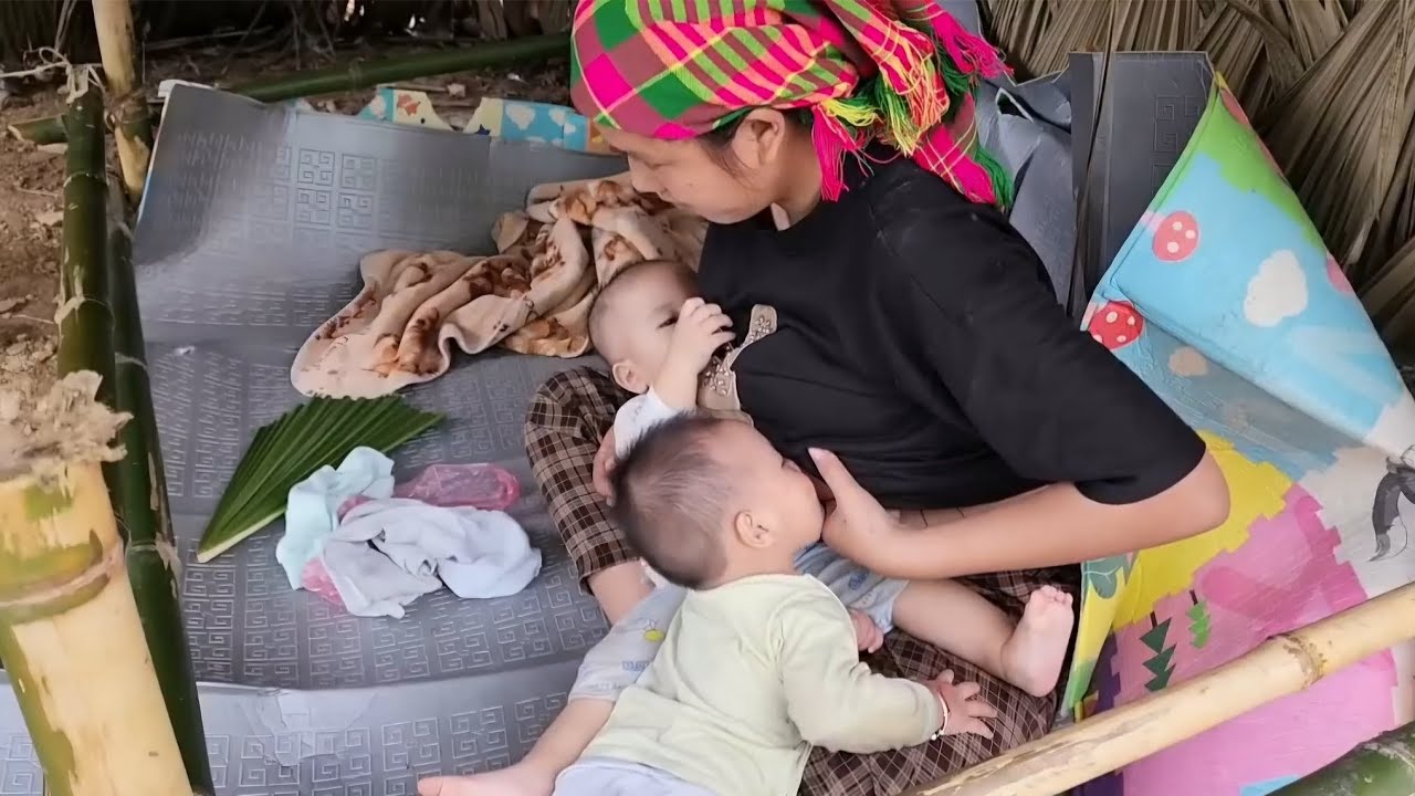 It's not easy for a single mother to raise twins alone.