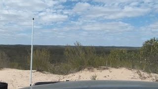 A bit of 4x4 on one of the Sand dunes in the Wyperfeld National park. VIC. Nissan Pathfinder 4wd
