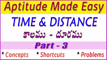 Time & Distance Part - 3 I Earlry/Late -Concepts-Shortcut Tricks Problems I 4 All Competitive Exams