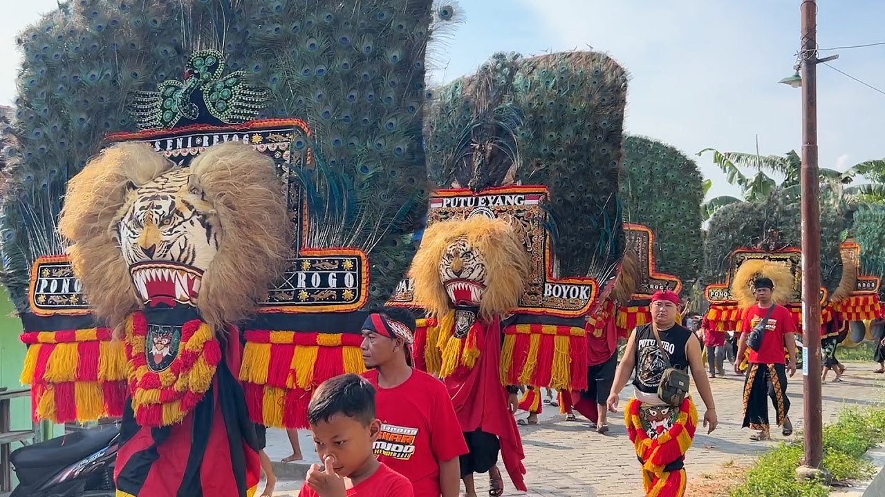 KEREN BANGET !! Full Arak Arakan Reog Ponorogo & Barongan Blora Laskar Mudho Live Desa Kemiri