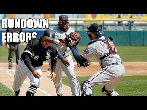 MLB | Rundown Errors