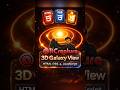 Galaxy 3D view Project using html css and javascript #shorts #coding #programming #webdevelopment