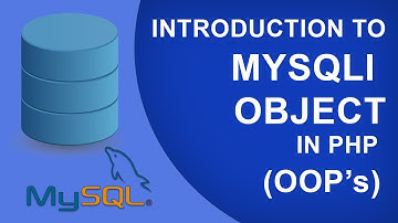 Introduction To MySql Object/Class (OOP
