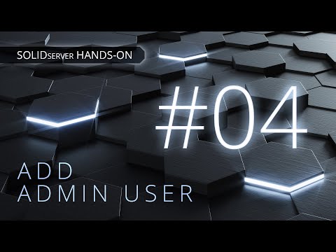 SDS hands-on #04 -  add a user