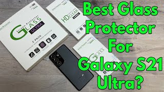 amFilm Galaxy S21 Ultra Tempered Glass & Film Screen Protectors