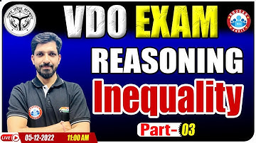 Inequality Reasoning Tricks | UPSSSC VDO Reasoning Questions | Reasoning For UP VDO Exam