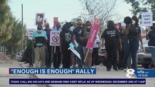 "Enough is Enough" march held in St. Petersburg demanding an end to gun violence