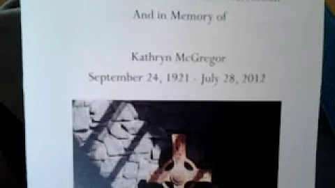 RIP Kathryn McGregor