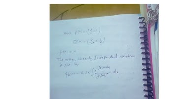 Csir Net July 2025 Ordinary Differential Equations Part B Question ID-562954116 Solution 