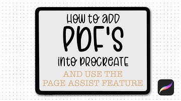 How to Open a PDF in Procreate | Page Assist