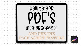How to Open a PDF in Procreate | Page Assist