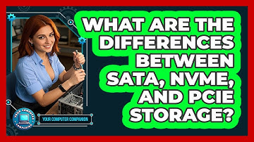 What Are The Differences Between SATA, NVMe, And PCIe Storage? - Your Computer Companion