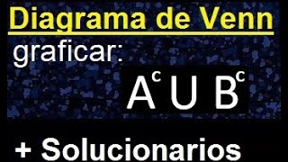 Diagramas De Venn , A Complemento Union B Complemento De Un Conjunto