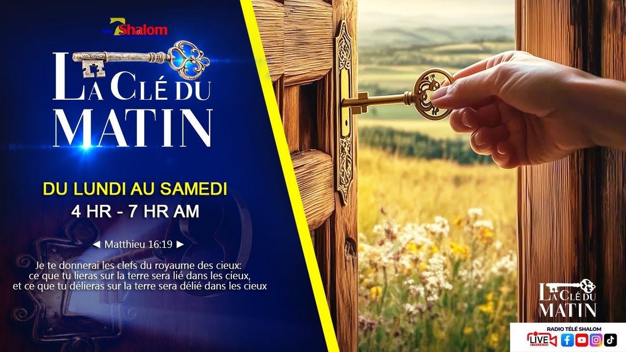 EN DIRECT🔴LA CLEF DU MATIN | MERCREDI 25 FEVRIER  2026 | RADIO TELE SHALOM